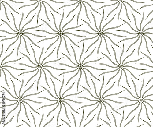Repeating twisted lines vector pattern