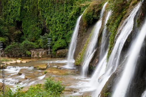 Fototapeta Naklejka Na Ścianę i Meble -  Furong waterfall, xiangxi, China