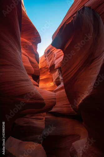 Visitng beautiful slot canyon in Arizona, United States