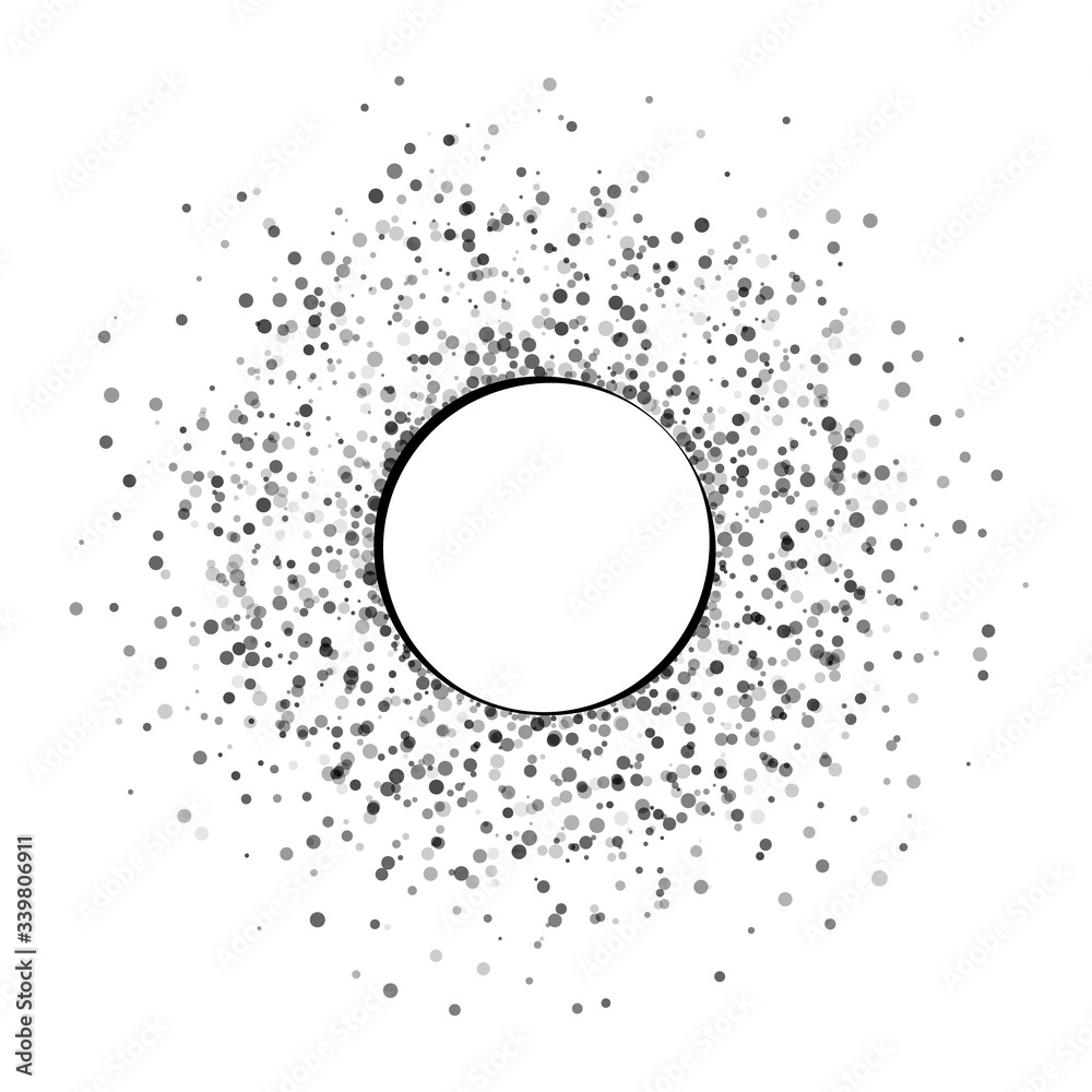 splash with gray dots and copy space in center. template advertising for cosmetic or other good splash with gray dots and copy space in center. template advertising for cosmetic or other good