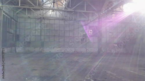 An old abandoned military plant. Chernobyl. Ukraine