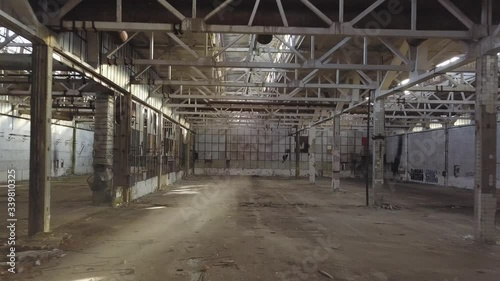 An old abandoned military plant. Chernobyl. Ukraine