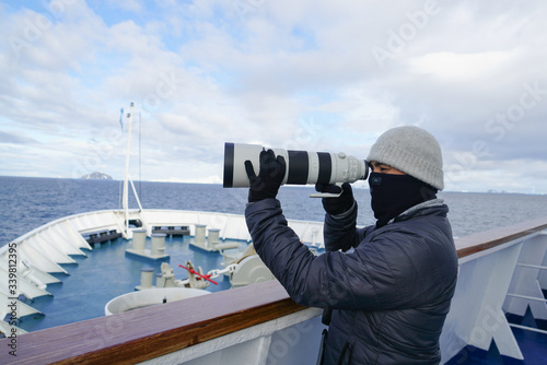 Photography Man with Lens