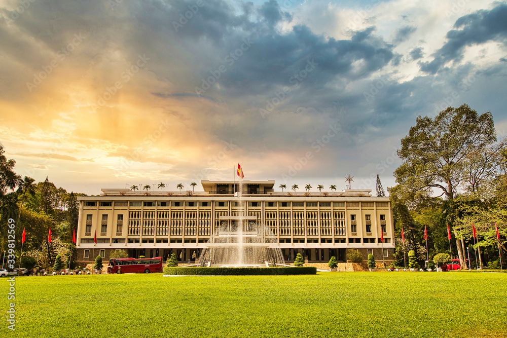Independence Palace in Ho Chi Minh City, Vietnam. Independence Palace ...