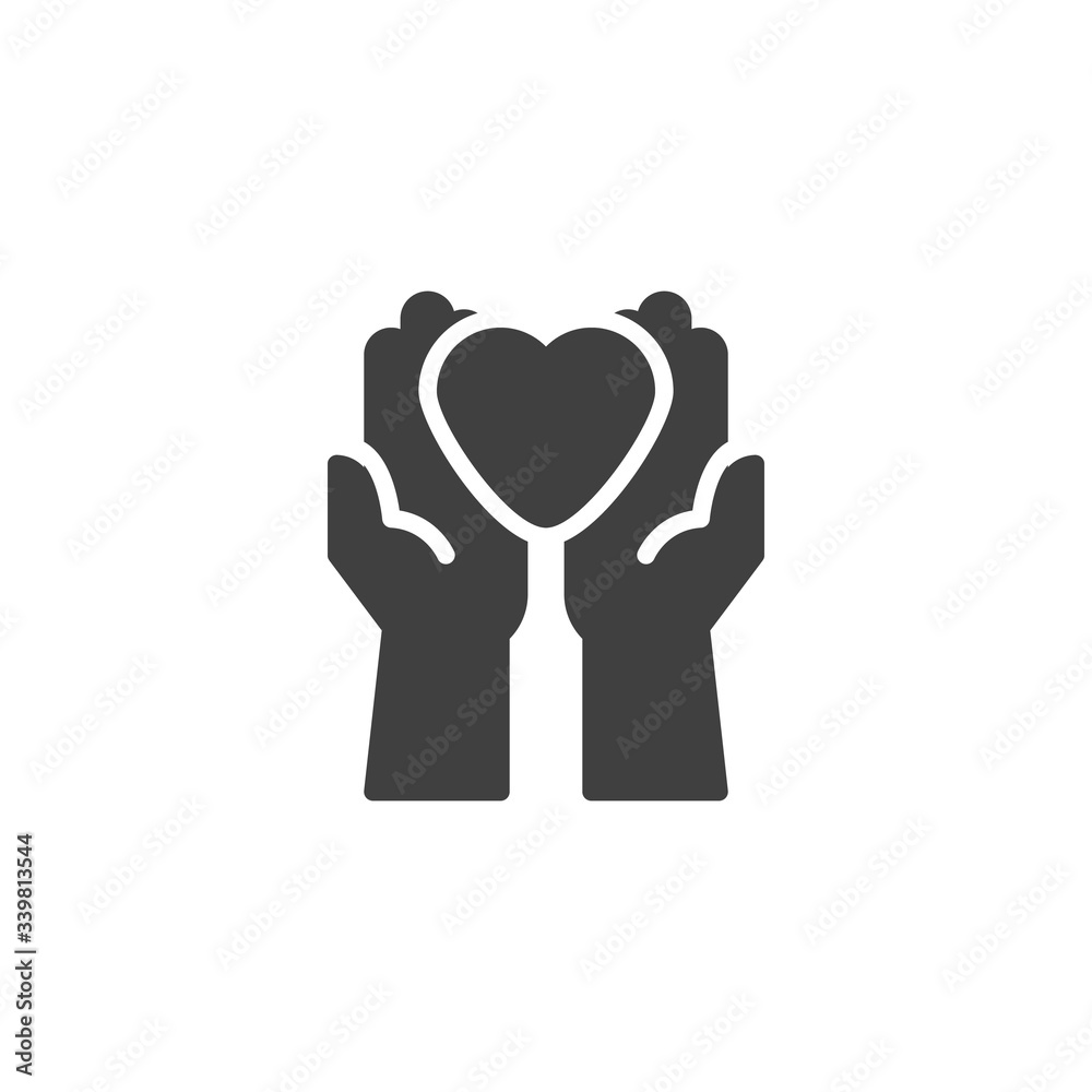 Hands heart charity vector icon. filled flat sign for mobile concept and web design. Hands holding heart glyph icon. Charity volunteer symbol, logo illustration. Vector graphics Hands heart charity vector icon. filled flat sign for mobile concept and web design. Hands holding heart glyph icon. Charity volunteer symbol, logo illustration. Vector graphics