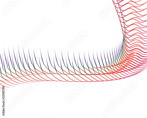 Abstract background blend wave line design for Wallpaper, Banner, Background, Card, Book Illustration, landing page