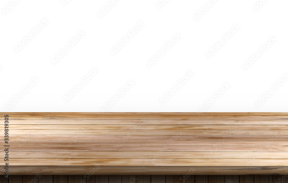 Wood plank table or wood floor on top background. Brown wood table. Wood plank table or wood floor on top background. Brown wood table.