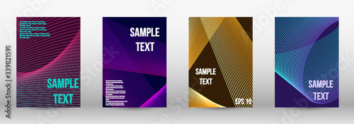 Geometric template with lines 