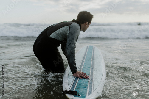 Photography Male surfer in the water