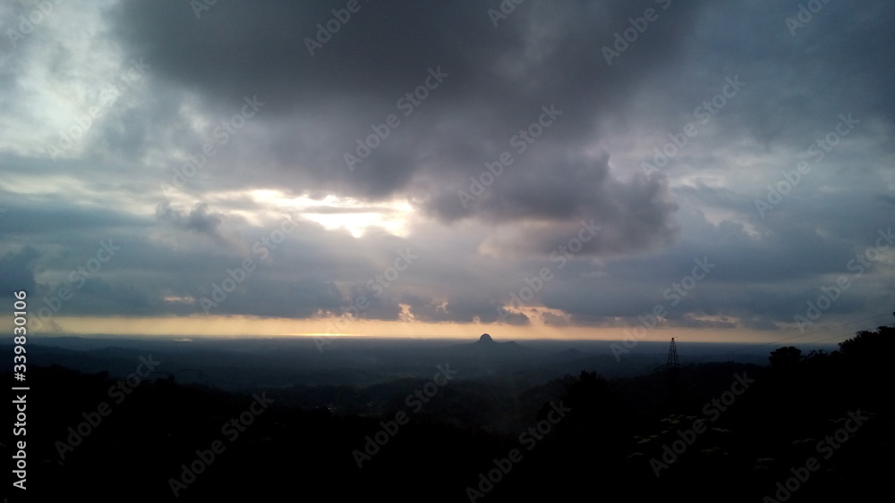 views of the sunset from the plateau views of the sunset from the plateau