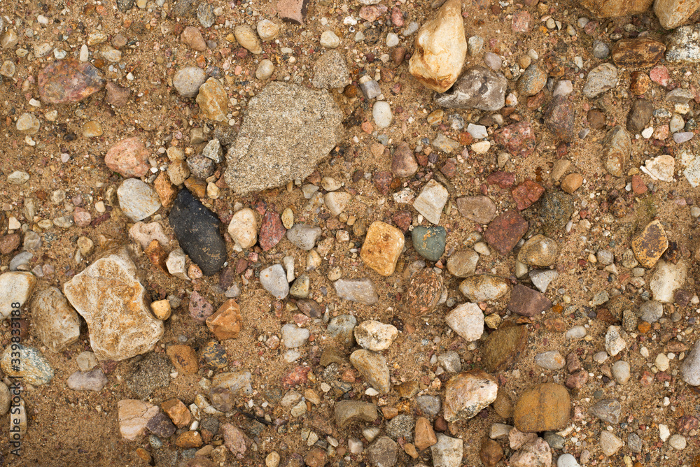 texture of mixed rocks, gravel texture of mixed rocks, gravel