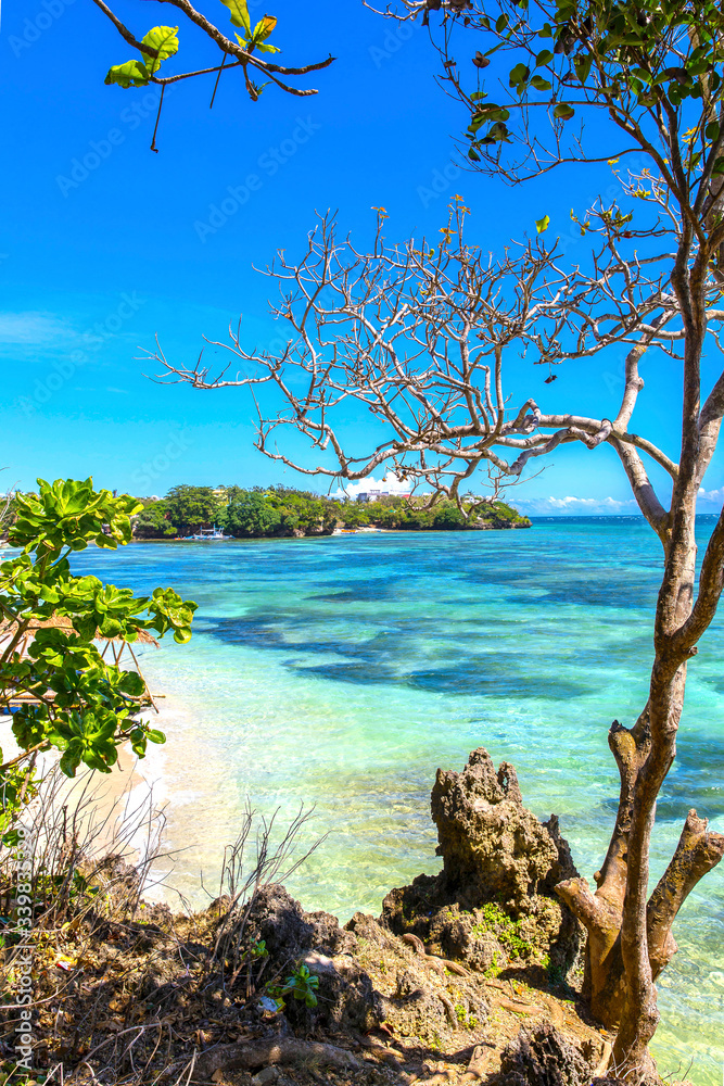 tambisaan beach, Boracay island, Philippines.