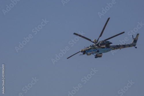 Aerobatics on a Ka-52 Hocum-B helicopter