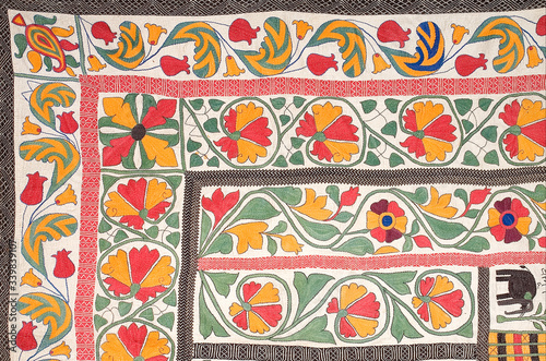 embroidery on fabric, royal Rajasthan, India