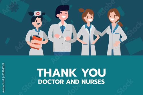 Thank you to all the doctors who sacrificed and protected the people from the corona virus.