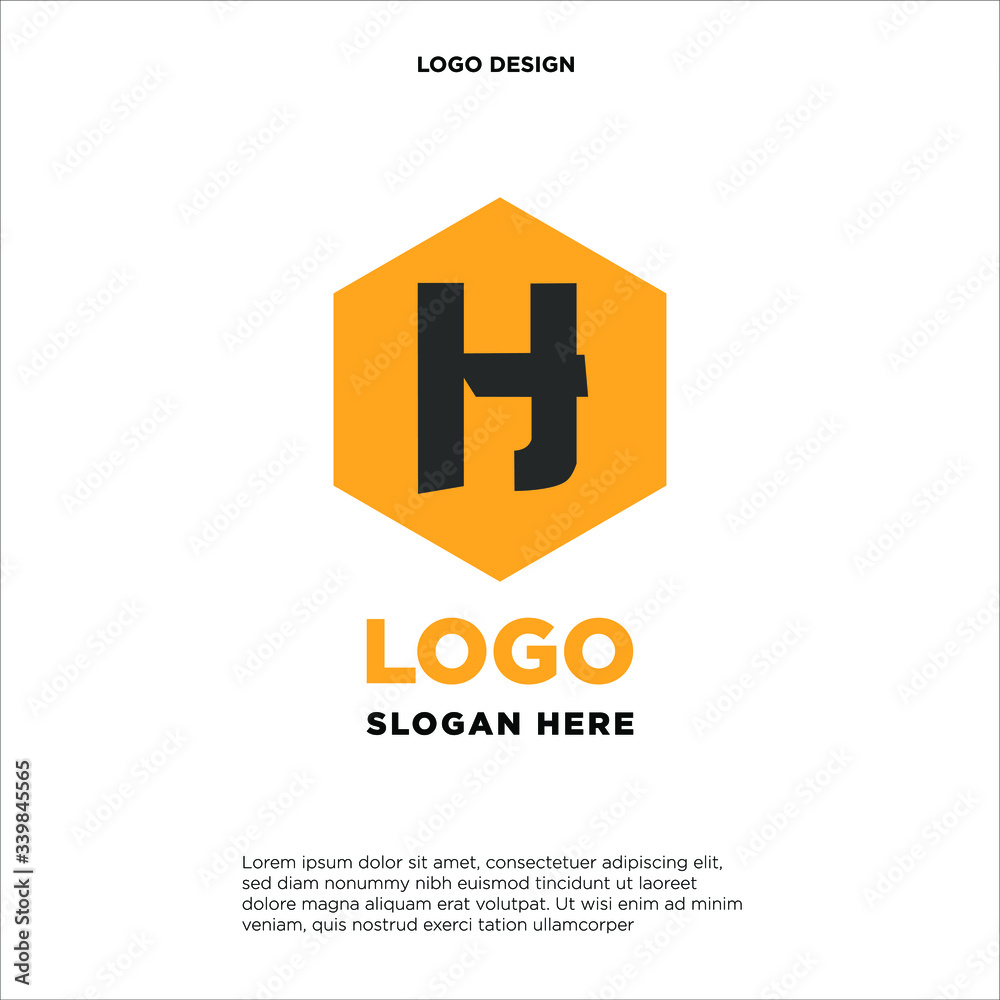 Abstract letter H logo design template. Colorful creative hexagon sign. Universal vector icon. Abstract letter H logo design template. Colorful creative hexagon sign. Universal vector icon.
