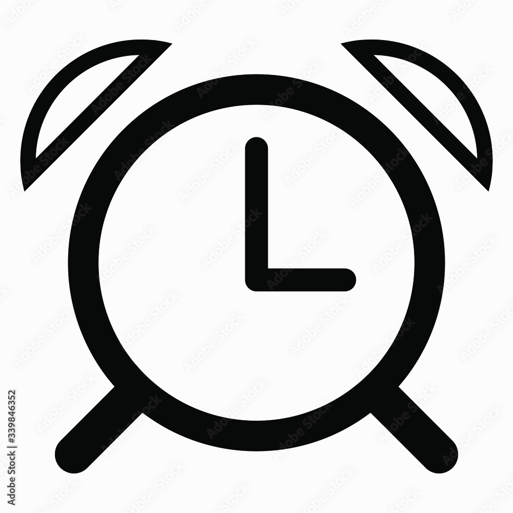 New Clock Icon. Vector icon. New Clock Icon. Vector icon.