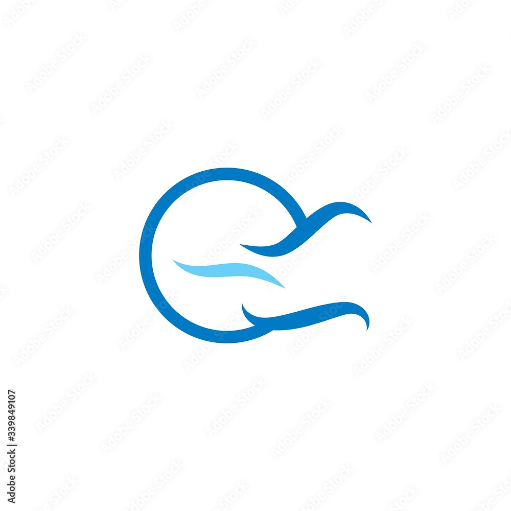 Water Wave symbol and icon Logo Template Water Wave symbol and icon Logo Template