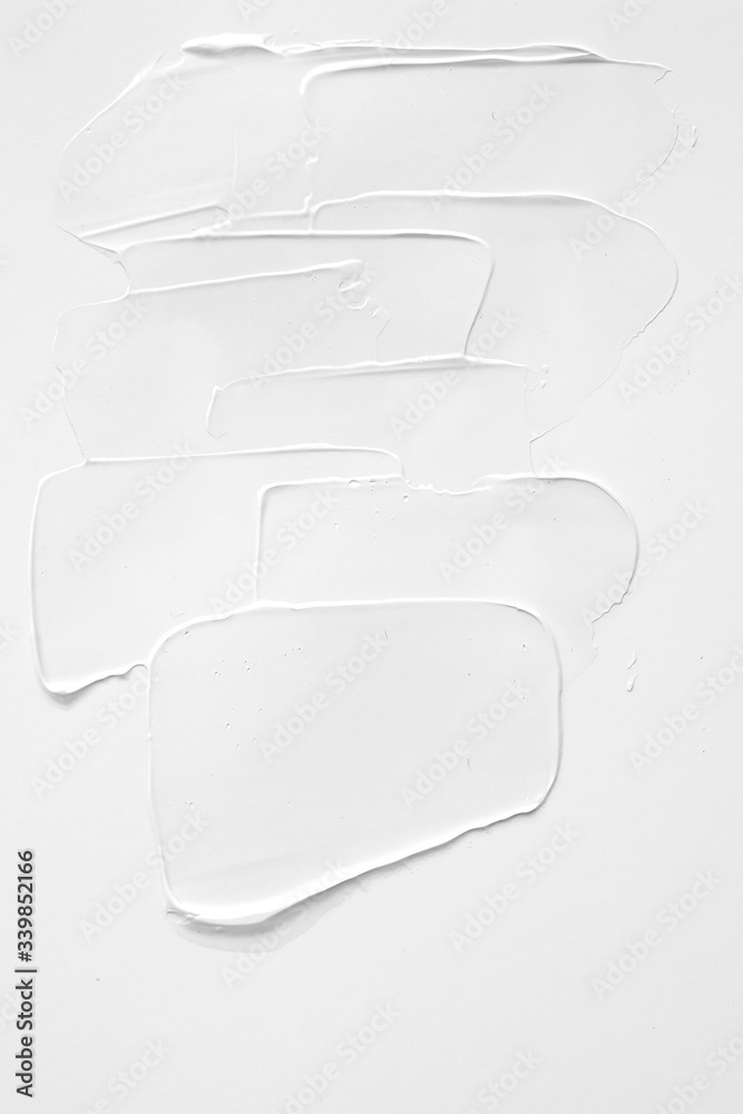 White on white acrylic abstract White on white acrylic abstract