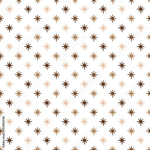 Seamless pattern star doodle.Design print fabric,textile.Abstract ornament.