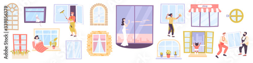 Window Types Flat Set