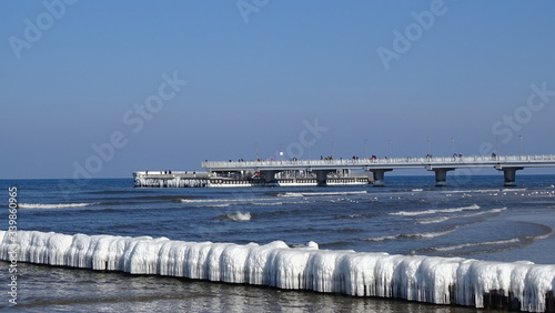 Zima na plaży - Kołobrzeg