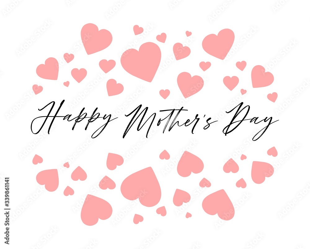 Happy Mother's Day Heart-Typocraphic illustration vector Calligraphy Background, celebration card,printable, ornaments celebrations, gift card invitation, Happy Mother's Day Heart-Typocraphic illustration vector Calligraphy Background, celebration card,printable, ornaments celebrations, gift card invitation,