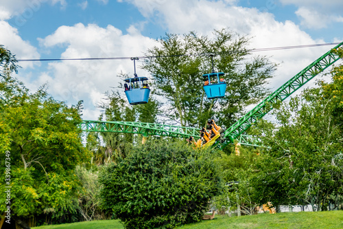 Views while walking around Busch Gardens, Tampa, Florida, United States photo