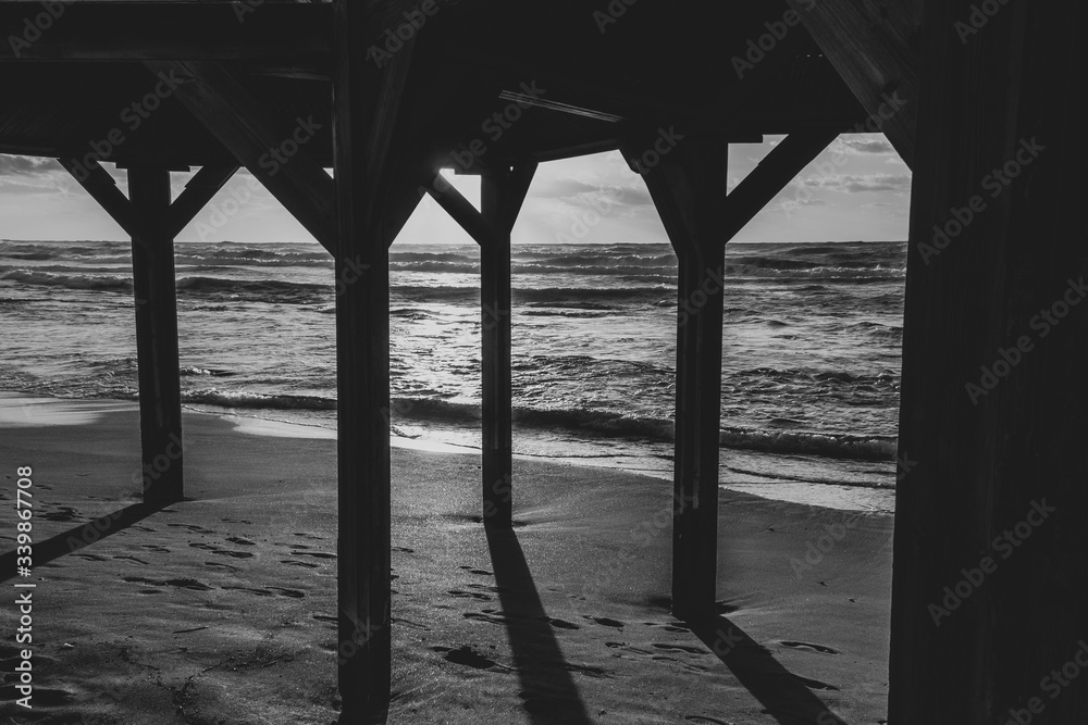 pier on the beach