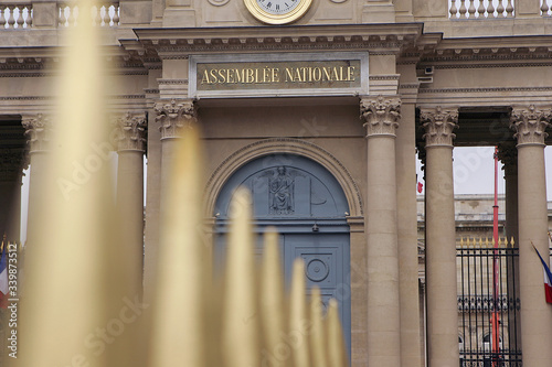 Ambiance, architecture et couloirs de l' Assemblee Nationale photo