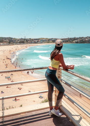 Photography Woman at Bondi Beach, Sydney, Australia