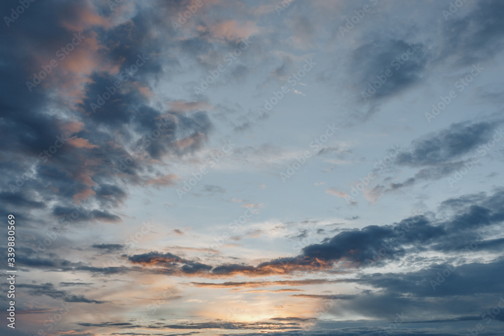 Fototapeta premium Background of the sky with the place for your text