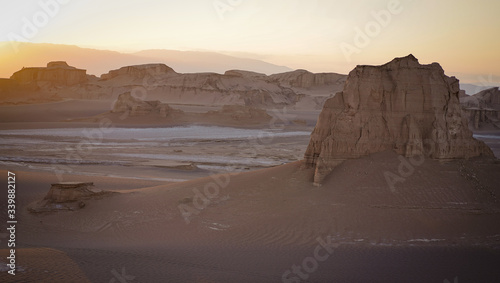 Dash-e-Lut Desert in the South of Iran © Boris RIBARD