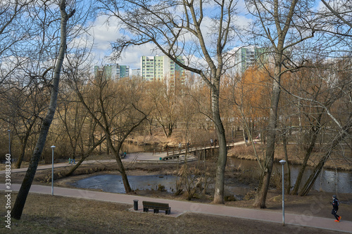 Photography Springtime landscape on the river