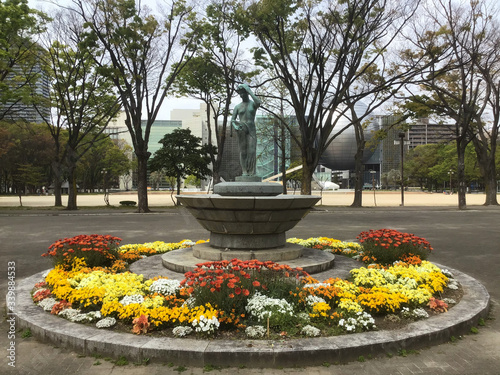 Shirakawa Park in Fushimi, Nagoya 