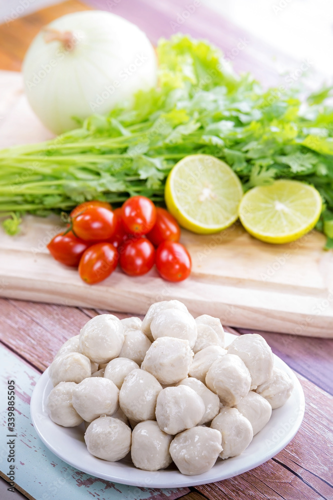 Thai meatball for snack Thai meatball for snack