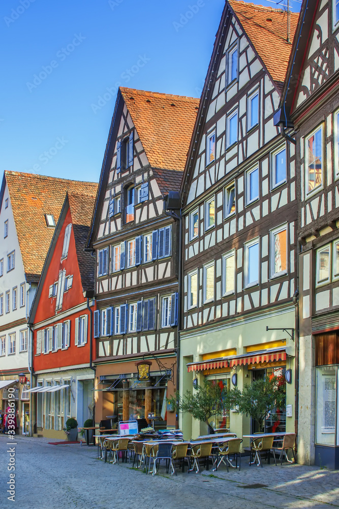 Fototapeta premium Street in Schwabisch Hall, Germany