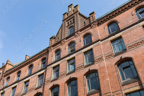 Gebäude in der Speicherstadt von Hamburg, Deutschland