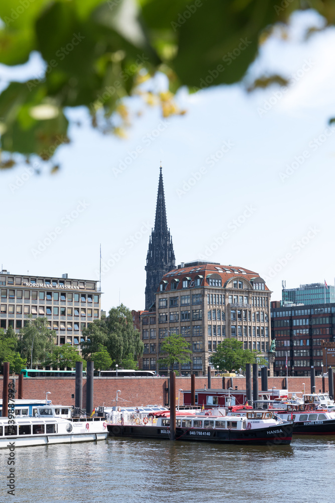 Blick in die Hamburger Hafencity