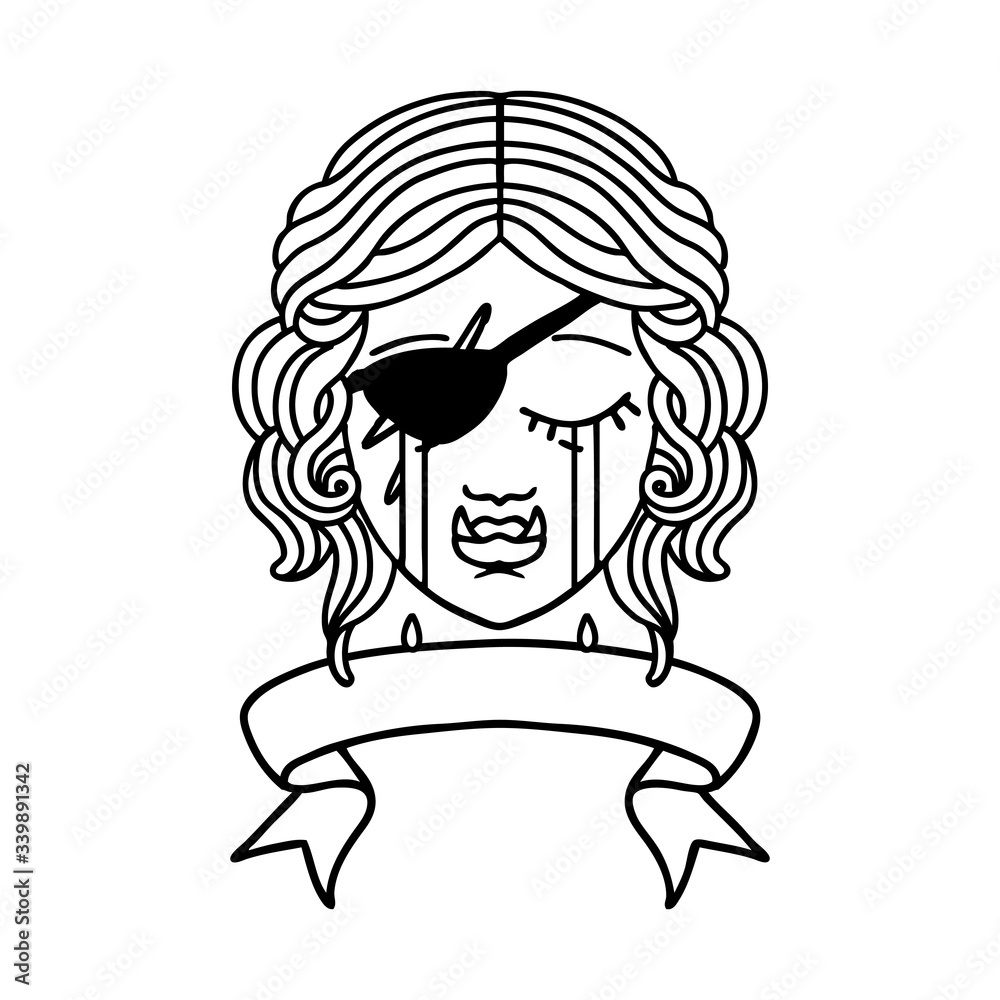 crying orc rogue character face illustration crying orc rogue character face illustration
