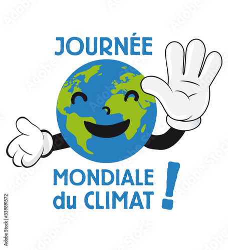 Journée mondiale du climat, planète terre heureuse