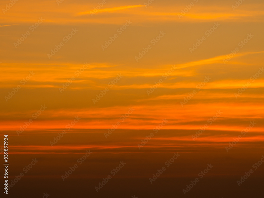 Dusk sky, Evening colorful sky dramatic and wonderful.