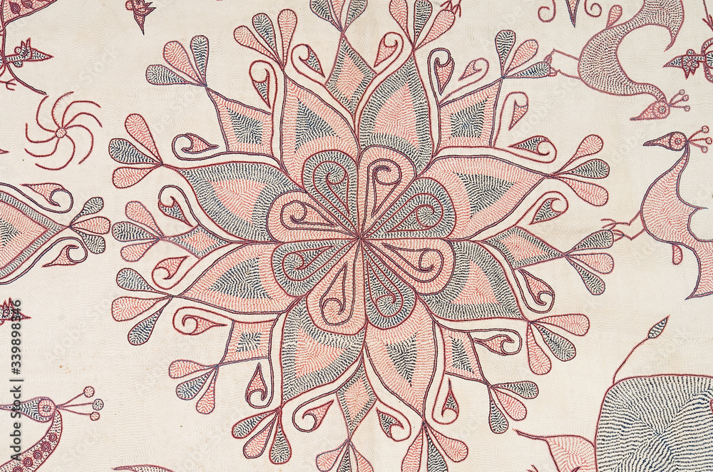 Fototapeta premium embroidery on fabric, royal Rajasthan, India