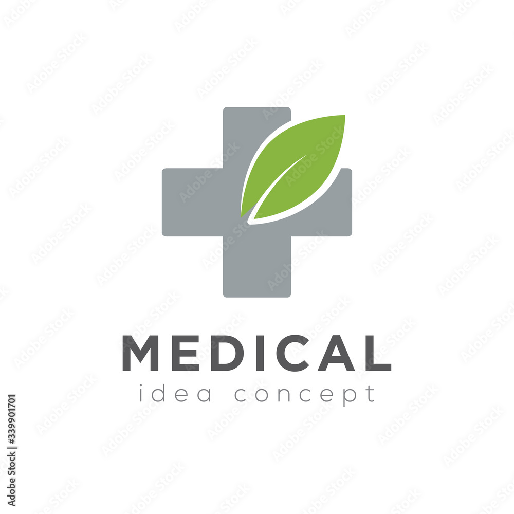 Creative Medical Concept Logo Design Template