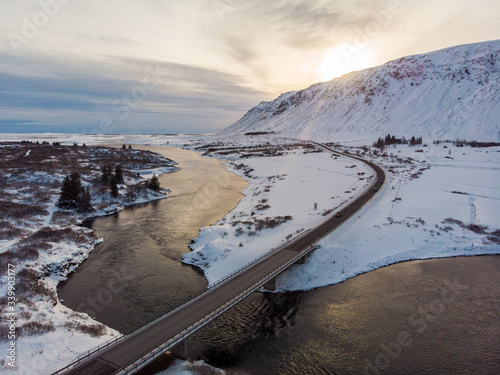 Olfusa River. Iceland. photo