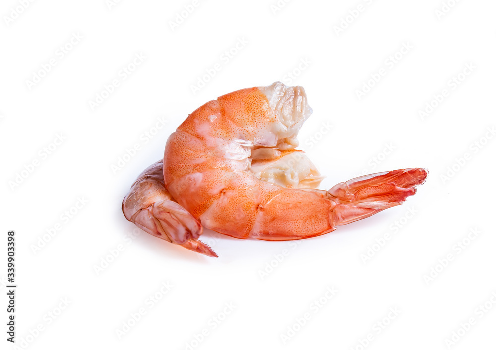 clipping path shrimp isolated on white background clipping path shrimp isolated on white background