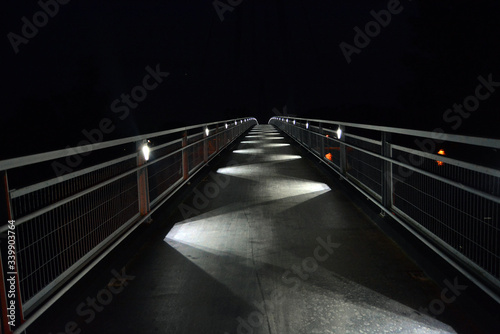 Weird bridge leading into darkness