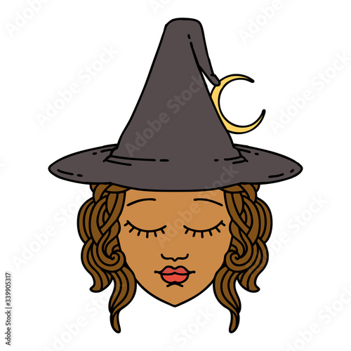 human mage character illustration