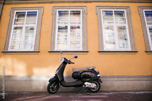 Italian Scooter in Summer