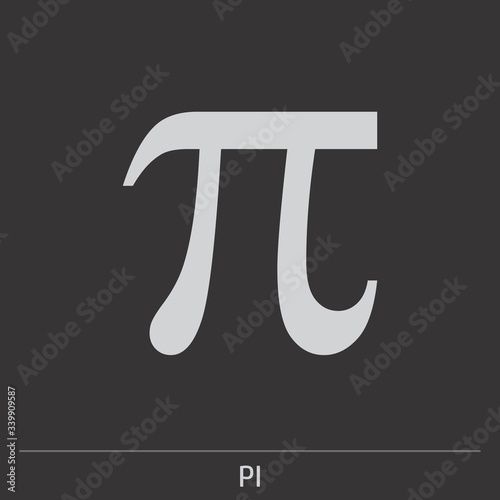 Pi greek letter icon